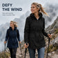 🧥 Women’s Waterproof Hooded Rain Jacket 🌧️ Lightweight Waterproof Windbreaker