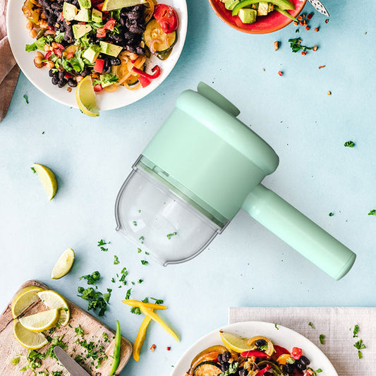 🥗 Handheld Electric Rechargeable Vegetable Chopper & Slicer