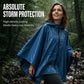 💧 Unisex Waterproof Lightweight Hooded Rain Poncho