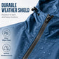 💧 Unisex Waterproof Lightweight Hooded Rain Poncho
