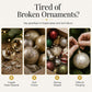 ❄️ 🎄 Luxury Champagne Gold Christmas Ornaments ✨ Elegant Gold Christmas Tree Ornament Set