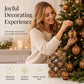 ❄️ 🎄 Luxury Champagne Gold Christmas Ornaments ✨ Elegant Gold Christmas Tree Ornament Set