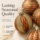 ❄️ 🎄 Luxury Champagne Gold Christmas Ornaments ✨ Elegant Gold Christmas Tree Ornament Set