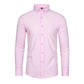 ✨ Men's Silky Wrinkle Resistant Solid Color Stretch Shirt