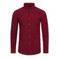 ✨ Men's Silky Wrinkle Resistant Solid Color Stretch Shirt
