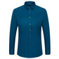 ✨ Men's Silky Wrinkle Resistant Solid Color Stretch Shirt