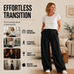🍂 Women's Casual Pleated Wide-Leg Sweatpants