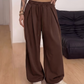 🍂 Women's Casual Pleated Wide-Leg Sweatpants