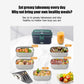 🥳2026 HOT SALE🥳💞50K+ SOLD! 🍱🔥 Portable Electric Lunch Box – heat homemade meals anywhere! 1.8L stainless steel, leakproof, car & home cords. Hot food without microwave queues! 🚗✅