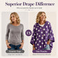 ✨ Women's Polka Dot Hooded Knit Top