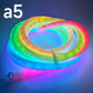 🌈 Dragon Scale Woven LED Neon Rope Light