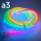 🌈 Dragon Scale Woven LED Neon Rope Light