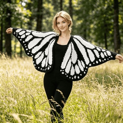🦋 Women's Butterfly Wing Knit Cardigan