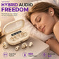 🎶 🎧 2-in-1 Wireless Earbuds with Digital Display – Open-Ear Sports Clips & Mini Sleep Earbuds