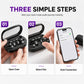 🎶 🎧 2-in-1 Wireless Earbuds with Digital Display – Open-Ear Sports Clips & Mini Sleep Earbuds
