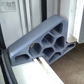 💥LAST DAY BUY 1 GET 1 FREE🥳Secure Track Door Stop – Absorbs impact, reduces slamming & protects rails. Compact locking design – fits sliding windows & balcony doors! 🛡️🔇