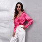 🤍 Women's Elegant Satin Shirt 💫 Silky Soft Casual Blouse
