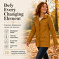 ❄️ Women's Plush-Lined Windproof Hooded Jacket