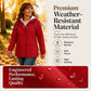 ❄️ Women's Plush-Lined Windproof Hooded Jacket