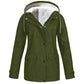 ❄️ Women's Plush-Lined Windproof Hooded Jacket