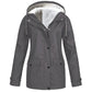 ❄️ Women's Plush-Lined Windproof Hooded Jacket