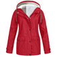 ❄️ Women's Plush-Lined Windproof Hooded Jacket