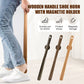 ✨ Wooden Handle Shoe Horn With Magnetic Holder