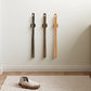 ✨ Wooden Handle Shoe Horn With Magnetic Holder
