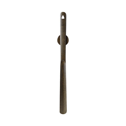 ✨ Wooden Handle Shoe Horn With Magnetic Holder