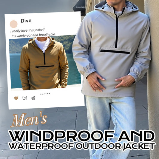 🧥 Men's Windproof and Waterproof Outdoor Jacket