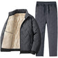 ❄️ Men's Stylish Warm Jacket & Pants Two-Piece Set