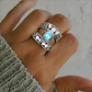 💎 Vintage Carved Teardrop Ring for Women