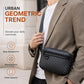 💼 PU Leather Square Crossbody Bag for Men
