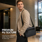💼 PU Leather Square Crossbody Bag for Men