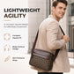 💼 PU Leather Square Crossbody Bag for Men