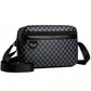 💼 PU Leather Square Crossbody Bag for Men