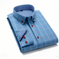 👔 Men's Modern Fit Windowpane Shirt