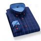👔 Men's Modern Fit Windowpane Shirt