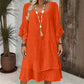 🌊 Women's Summer Loose Ruffle Sleeve Dress