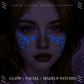 🎃 Halloween Luminous Face Tattoo Stickers