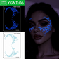 🎃 Halloween Luminous Face Tattoo Stickers