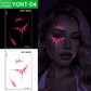 🎃 Halloween Luminous Face Tattoo Stickers