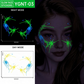 🎃 Halloween Luminous Face Tattoo Stickers