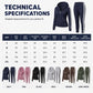 💕 Sporty Everyday Comfort 🧥 Women's Striped Zip-Up Hoodie & Pants 2-Piece Set