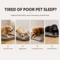 🐾  All-Season Ergonomic Comfort Pet Bed – Supportive Foam Base, Breathable Dual-Texture & Cloud-Like Bolster – Cozy Rest All Year ✨