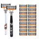 🪒  Manual Razor Set – Smooth Shave With a Balanced Metal Handle ✨