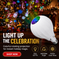🎅 Colorful Rotating Christmas Atmosphere Projector ❄️