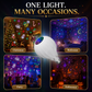 🎅 Colorful Rotating Christmas Atmosphere Projector ❄️