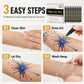 🎨 Metallic Body Paint Markers | Festival Set