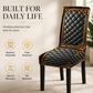 ⏳Time-Limited Special⏰Washable Stretch Chair Cover – Baroque Gilded Print, High‑Density Elastic Fabric ✨
